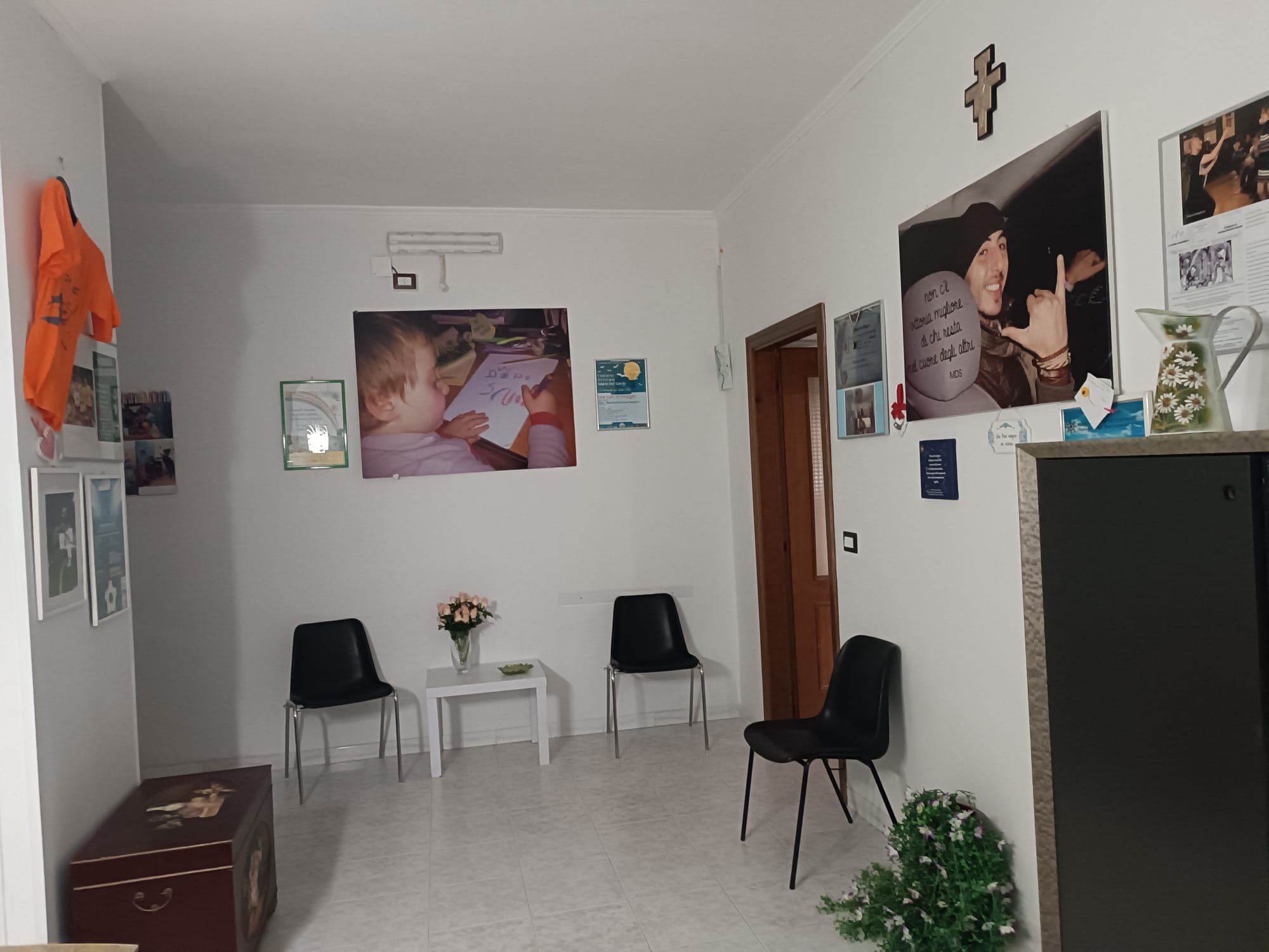 Sala di accoglienza della sede in Via G. Matteotti 117